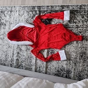 NWT Santa's helper Dreamgirl Velvet bodysuit